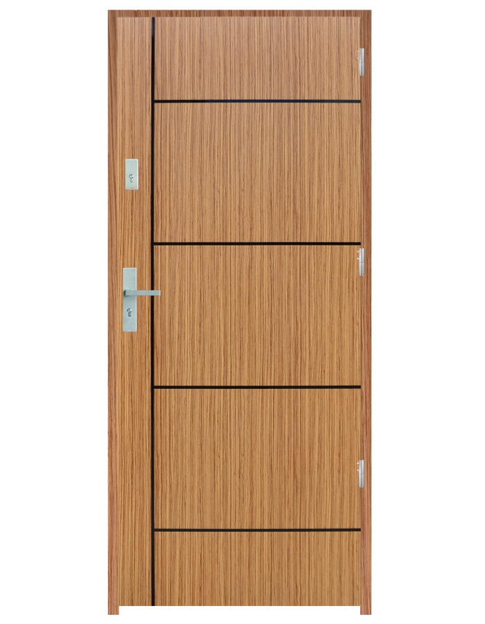 Wejściowe drzwi z listwą