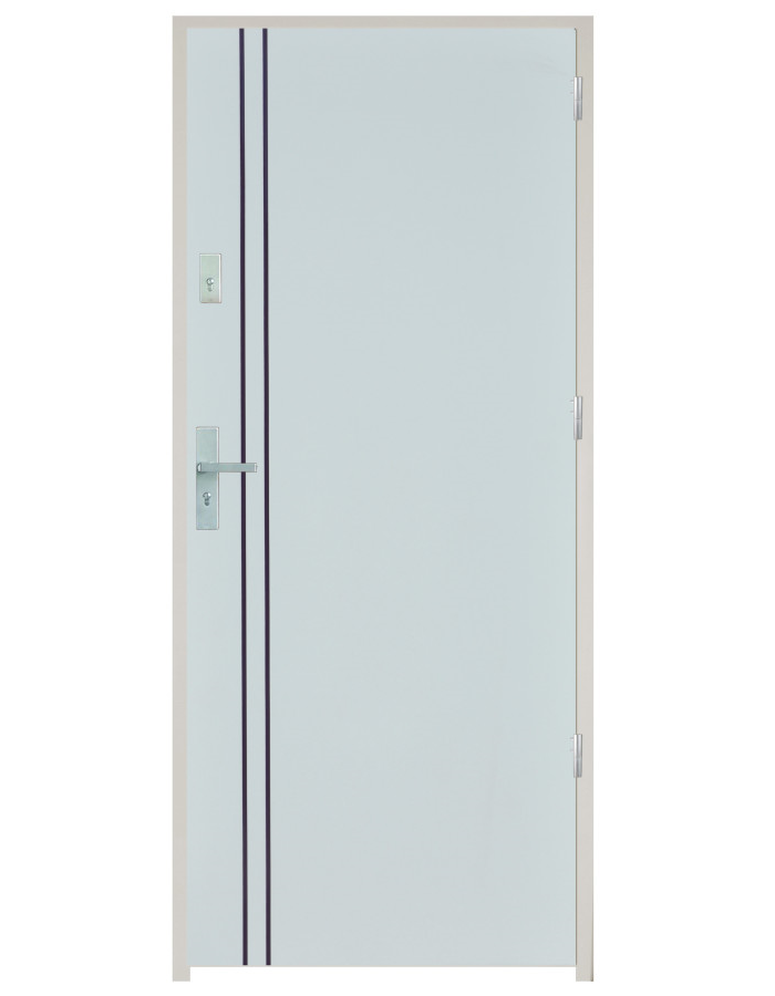 Wejściowe drzwi z listwą