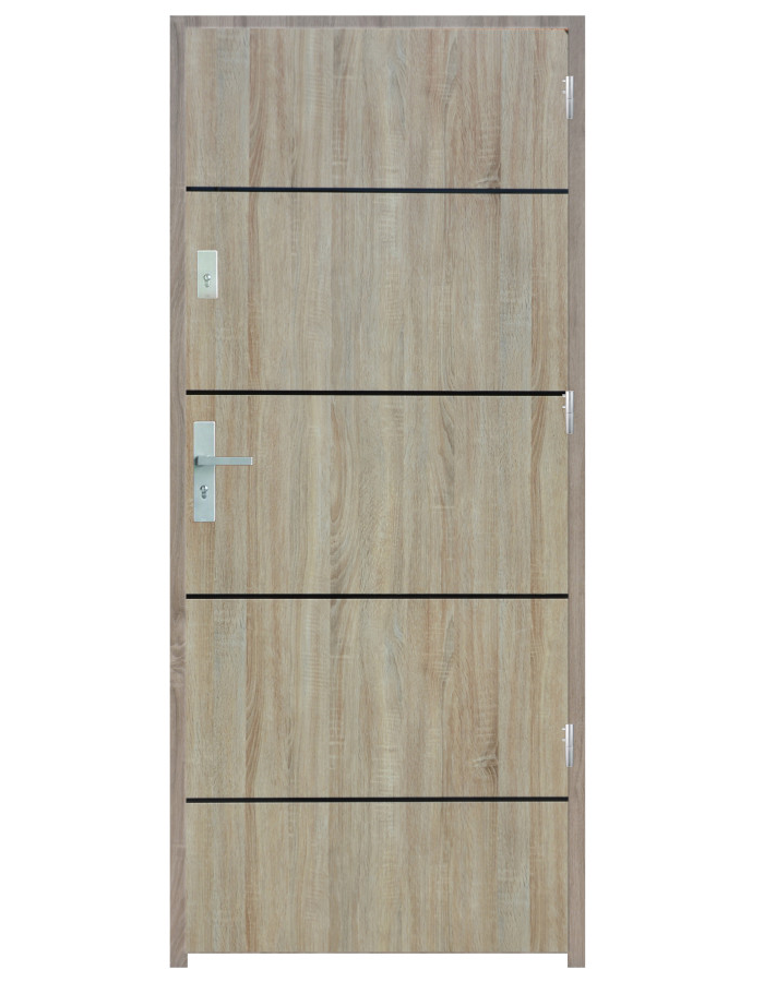 Wejściowe drzwi z listwą