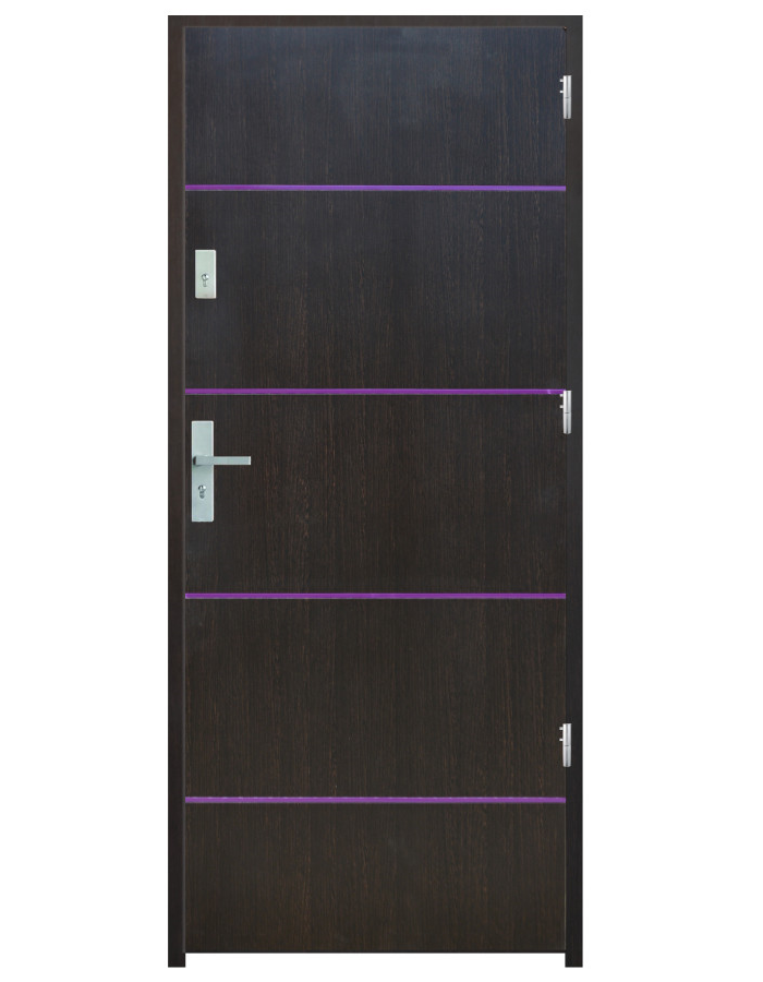 Wejściowe drzwi z listwą