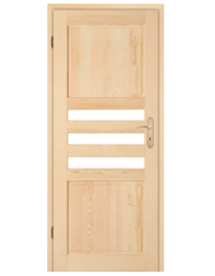 Drzwi sosnowe Zebra Drewno