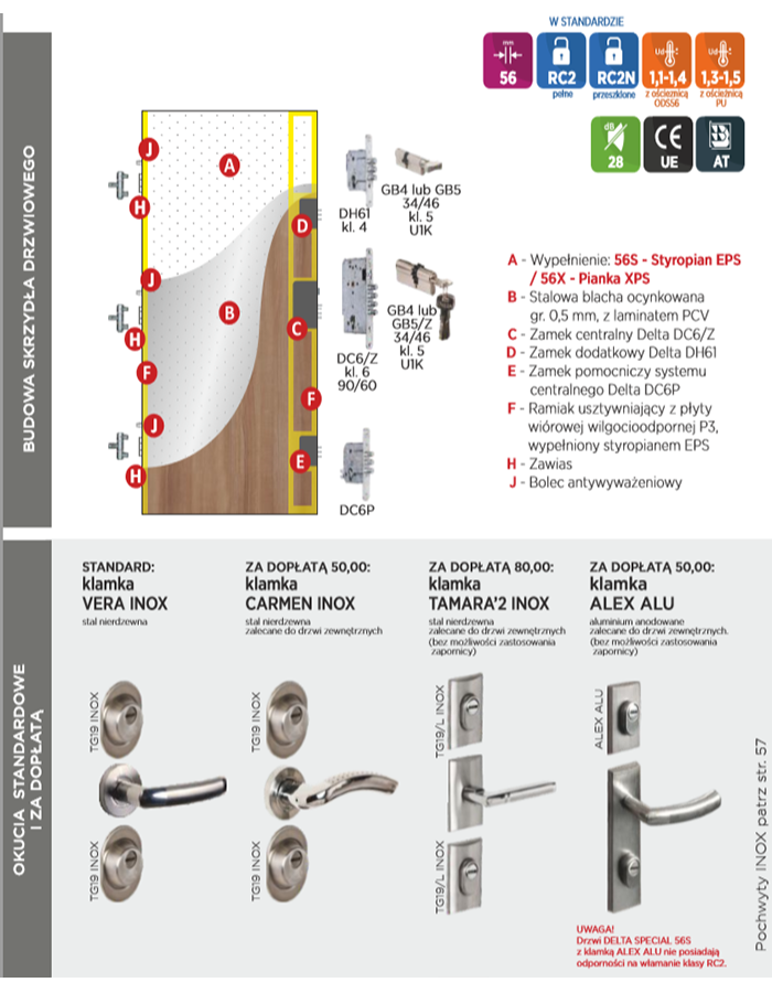 Drzwi wejściowe Special 56S Quatro