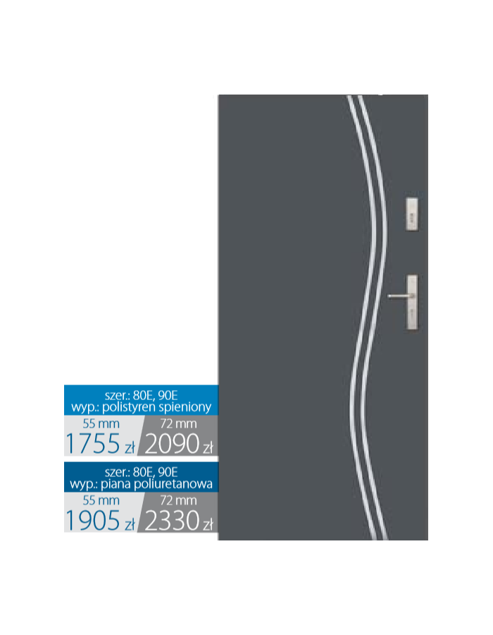 Drzwi wejściowe Stal 55723