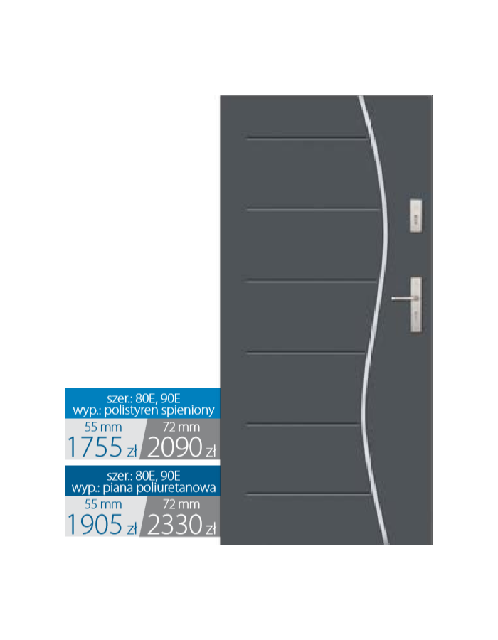Drzwi wejściowe Stal 55724