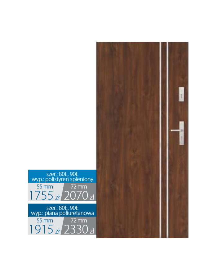 Drzwi wejściowe Stal 55725