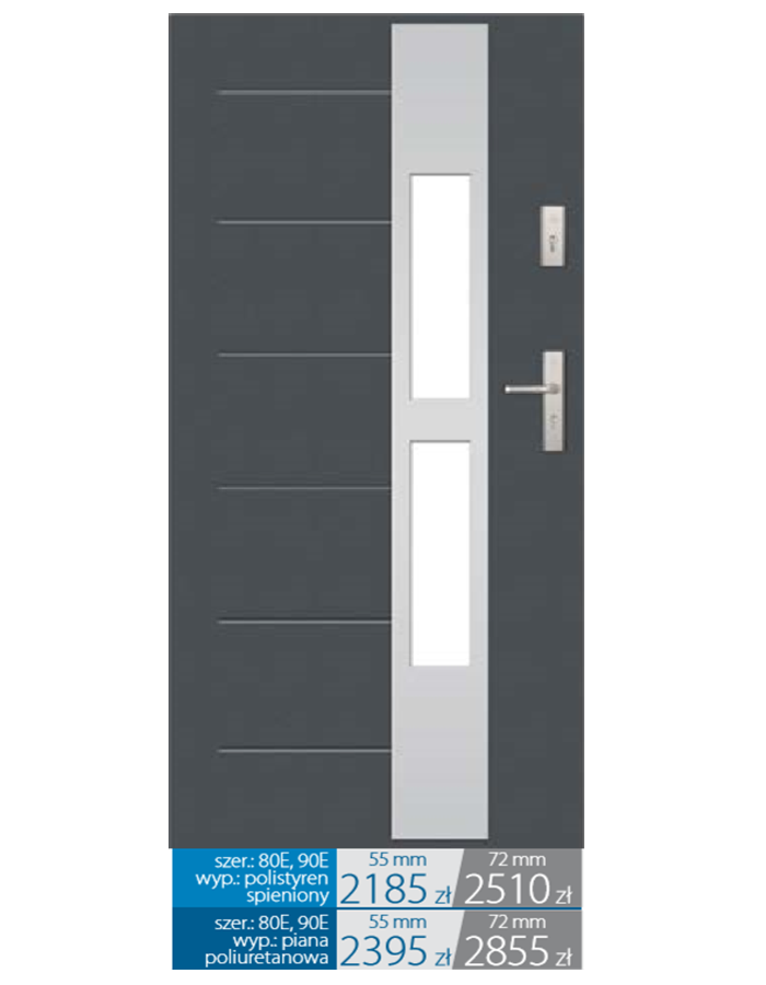 Drzwi wejściowe Stal 557215