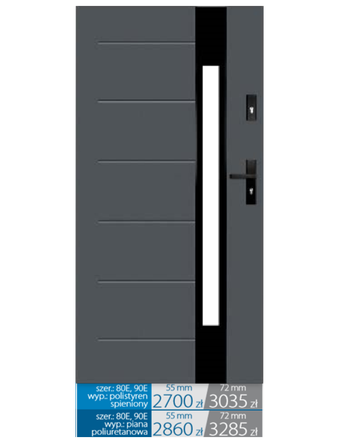 Drzwi wejściowe Stal 557253